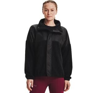 UNDER ARMOUR SWACKET JACKET 3XL PLUS WOMEN'S MISSION BOUCLE BLACK